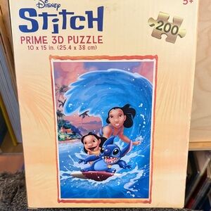Disney Stitch Surfing Adventure Puzzle - Blue and Brown